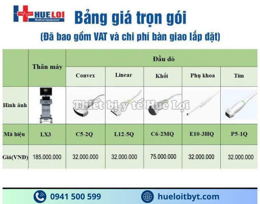 MÁY SIÊU ÂM BÀN ĐẨY EDAN ACCLARIX LX3 CAO CẤP