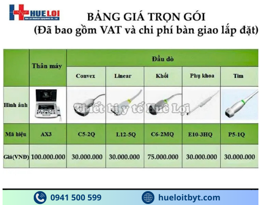 MÁY SIÊU ÂM HÌNH ẢNH EDAN AX3 CAO CẤP