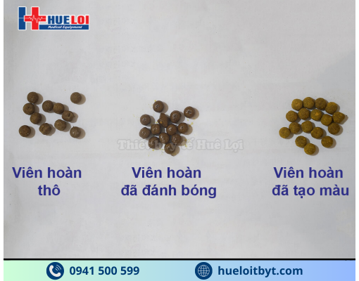 MÁY SẤY KHÔ, ĐÁNH BÓNG VÀ BAO VIÊN THUỐC ĐÔNG Y