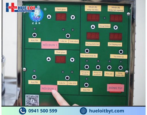 MÁY SẮC THUỐC KÈM ĐÓNG TÚI TỰ ĐỘNG 2 NỒI ĐUN CÔNG SUẤT CAO