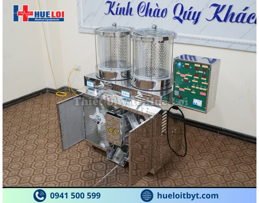 MÁY SẮC THUỐC KÈM ĐÓNG TÚI TỰ ĐỘNG 2 NỒI ĐUN CÔNG SUẤT CAO