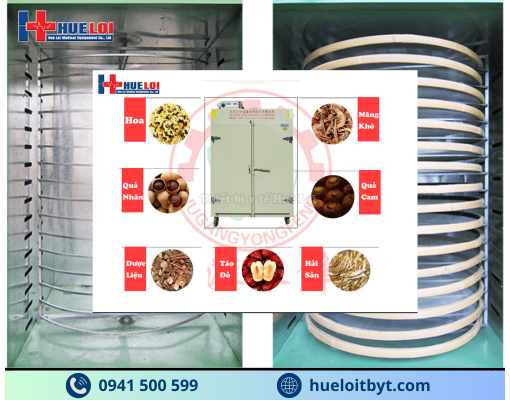 TỦ SẤY DƯỢC LIỆU 2 CÁNH 16 TẦNG CAO CẤP