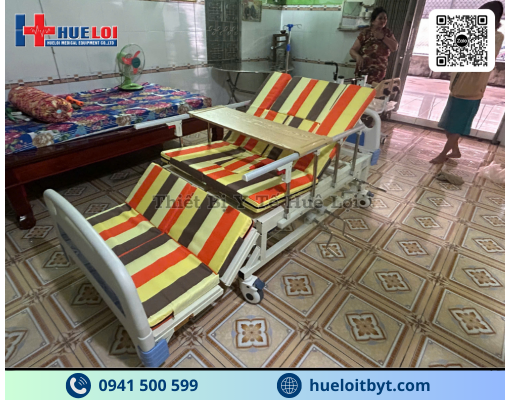 GIƯỜNG Y TẾ 4 TAY QUAY CAO CẤP A0I-III