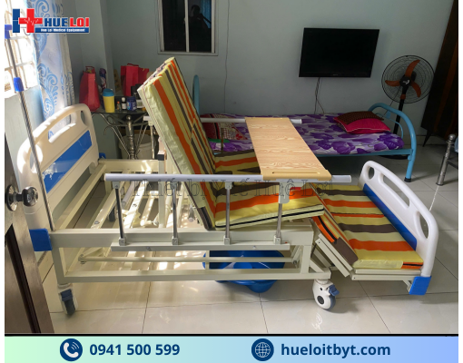 GIƯỜNG Y TẾ 4 TAY QUAY CAO CẤP A0I-III