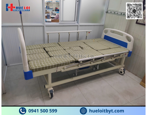 GIƯỜNG Y TẾ 4 TAY QUAY HẠ CHÂN NHỎ A0I-II