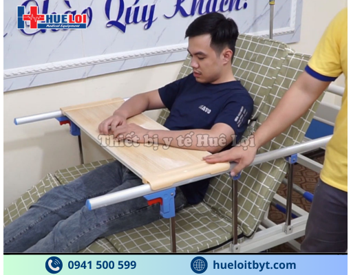 GIƯỜNG Y TẾ 4 TAY QUAY HẠ CHÂN TO ĐA NĂNG A0I-I