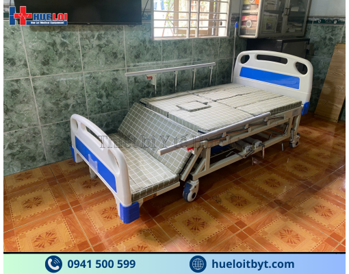 GIƯỜNG Y TẾ 4 TAY QUAY HẠ CHÂN TO ĐA NĂNG A0I-I