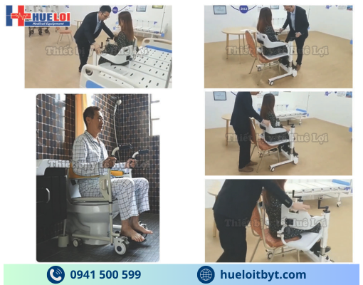 XE LĂN NÂNG HẠ BẰNG TAY QUAY ĐA NĂNG