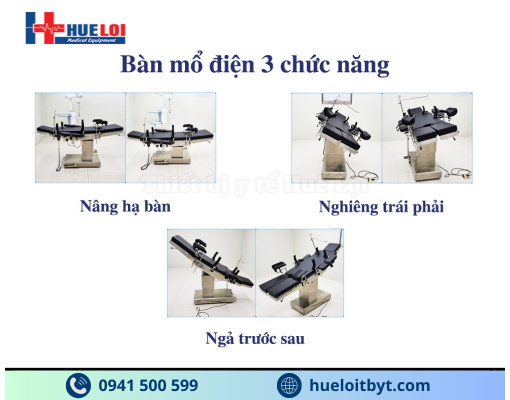 BÀN MỔ ĐIỆN ĐA CHỨC NĂNG CAO CẤP