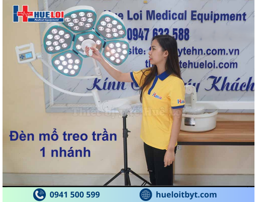 ĐÈN PHẪU THUẬT 5 CÁNH TREO TRẦN GIÁ RẺ