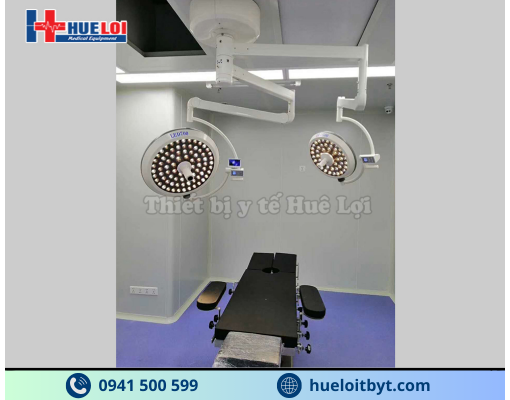 ĐÈN LED PHẪU THUẬT TREO TRẦN 2 NHÁNH KHÔNG HẮT BÓNG