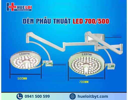 ĐÈN LED PHẪU THUẬT TREO TRẦN 2 NHÁNH KHÔNG HẮT BÓNG