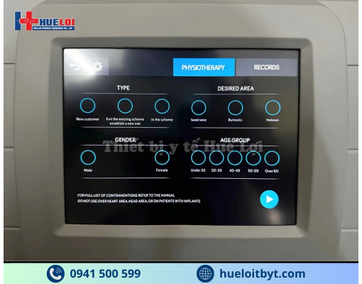 MÁY TỪ TRƯỜNG PHỤC HỒI CHỨC NĂNG CƠ SÀN CHẬU