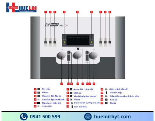 MÁY ĐO THÍNH LỰC CAO CẤP AD104