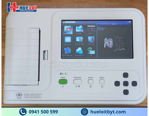 MÁY ĐIỆN TIM 6 KÊNH ECG600G