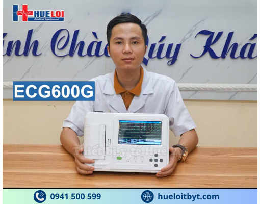 MÁY ĐIỆN TIM 6 KÊNH ECG600G