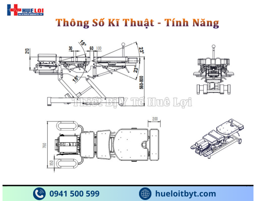 GIƯỜNG TÁC ĐỘNG CỘT SỐNG KẾT HỢP KÉO GIÃN BẰNG ĐIỆN EL07B