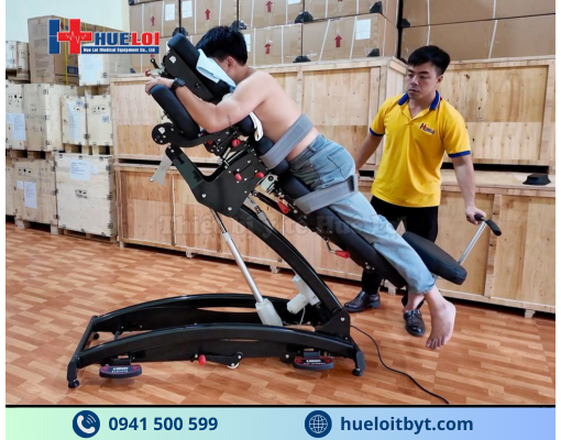 GIƯỜNG NẮN CHỈNH VÀ KÉO GIÃN CỘT SỐNG BẰNG ĐIỆN