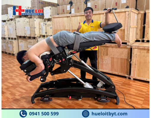 GIƯỜNG NẮN CHỈNH VÀ KÉO GIÃN CỘT SỐNG BẰNG ĐIỆN