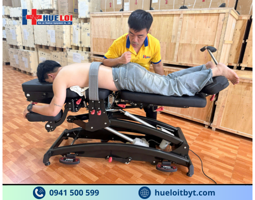 GIƯỜNG NẮN CHỈNH VÀ KÉO GIÃN CỘT SỐNG BẰNG ĐIỆN