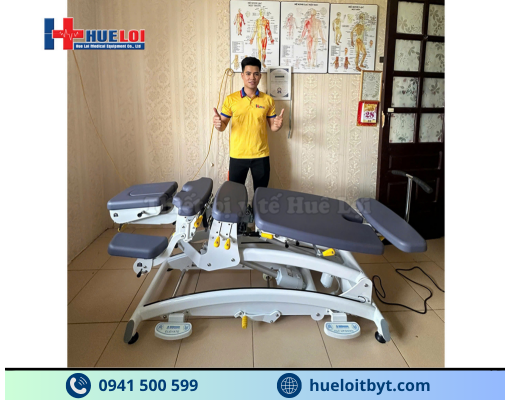 GIƯỜNG NẮN CHỈNH VÀ KÉO GIÃN CỘT SỐNG BẰNG ĐIỆN