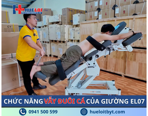 GIƯỜNG NẮN CHỈNH CỘT SỐNG EL07 CAO CẤP