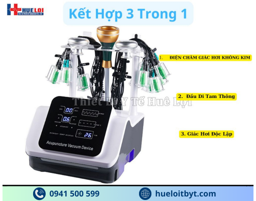 MÁY ĐIỆN CHÂM KHÔNG KIM GIÁC HÚT ĐA NĂNG