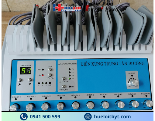 MÁY ĐIỆN XUNG 10 CỔNG TẦN SỐ THẤP