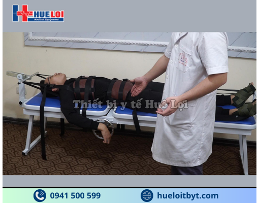 GIƯỜNG KÉO GIÃN CỘT SỐNG BẰNG CƠ