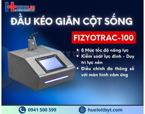 ĐẦU MÁY KÉO GIÃN CỘT SỐNG CAO CẤP FIZYOTRAC-100