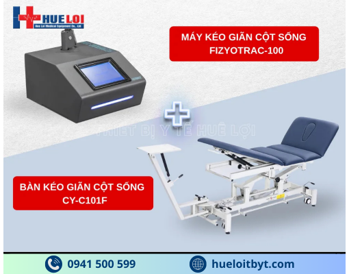 ĐẦU MÁY KÉO GIÃN CỘT SỐNG CAO CẤP FIZYOTRAC-100