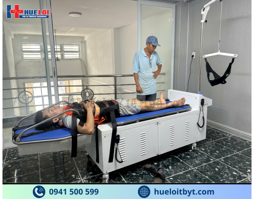 GIƯỜNG KÉO GIÃN CỘT SỐNG LƯNG VÀ CỔ ĐỒNG THỜI YP-2009B