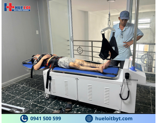 GIƯỜNG KÉO GIÃN CỘT SỐNG LƯNG VÀ CỔ ĐỒNG THỜI YP-2009B