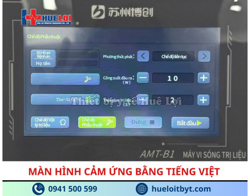 MÁY VI SÓNG TRỊ LIỆU AMT CAO CẤP